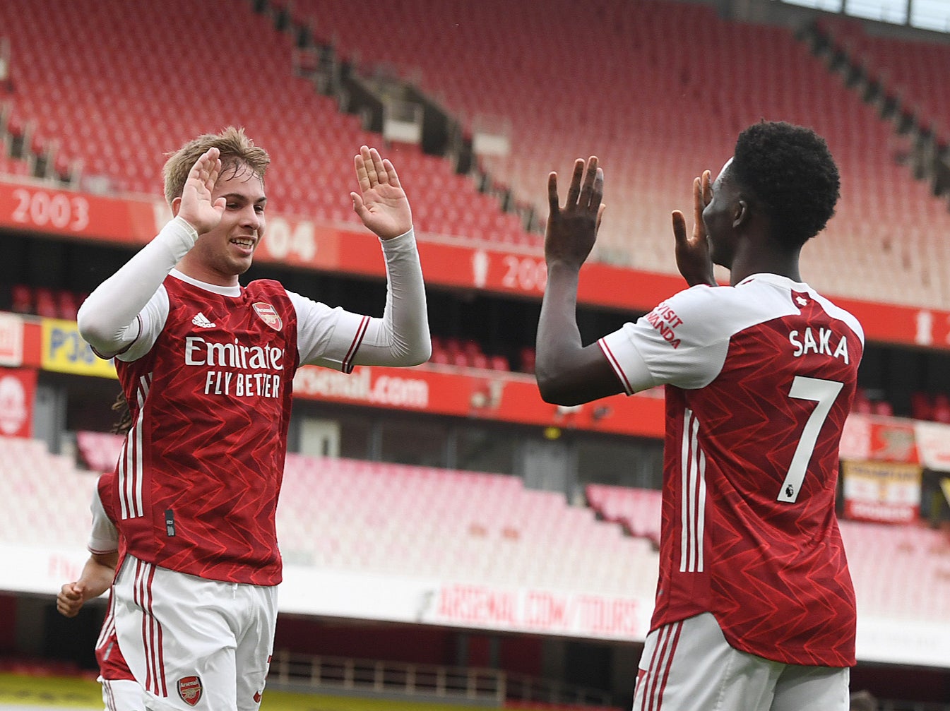Emile Smith Rowe and Bukayo Saka have been standout players at Arsenal this season