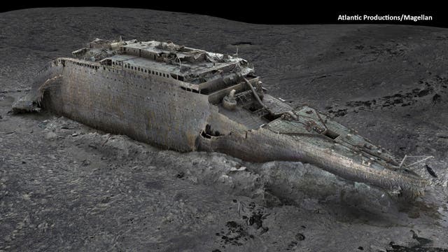 <p>The latest 3D scans show that the Titanic’s engineers worked until the last moment to keep the ship’s lights working</p>