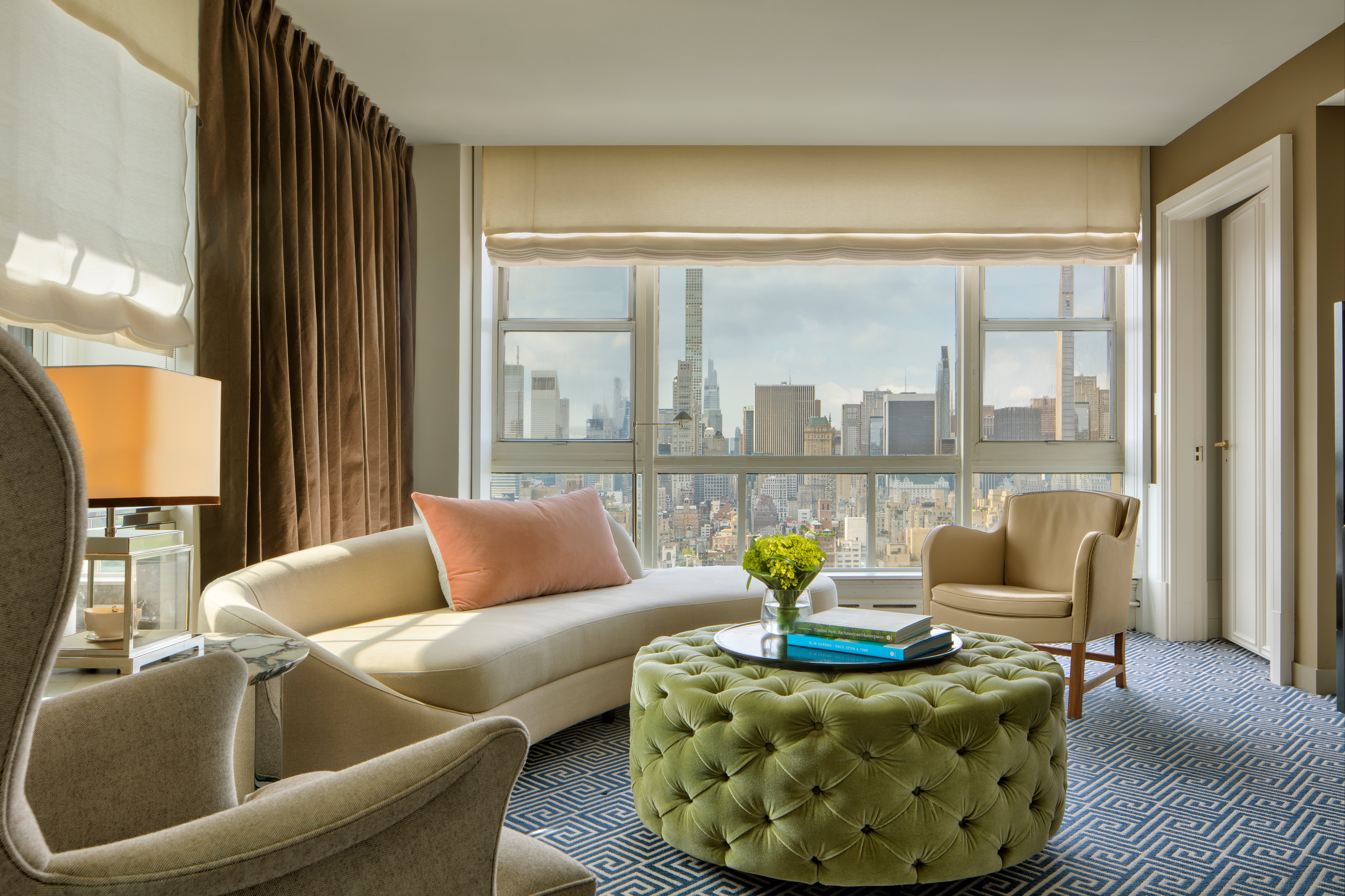 The Carlyle’s Rosewood Suite offers a haven from the city’s hustle and bustle