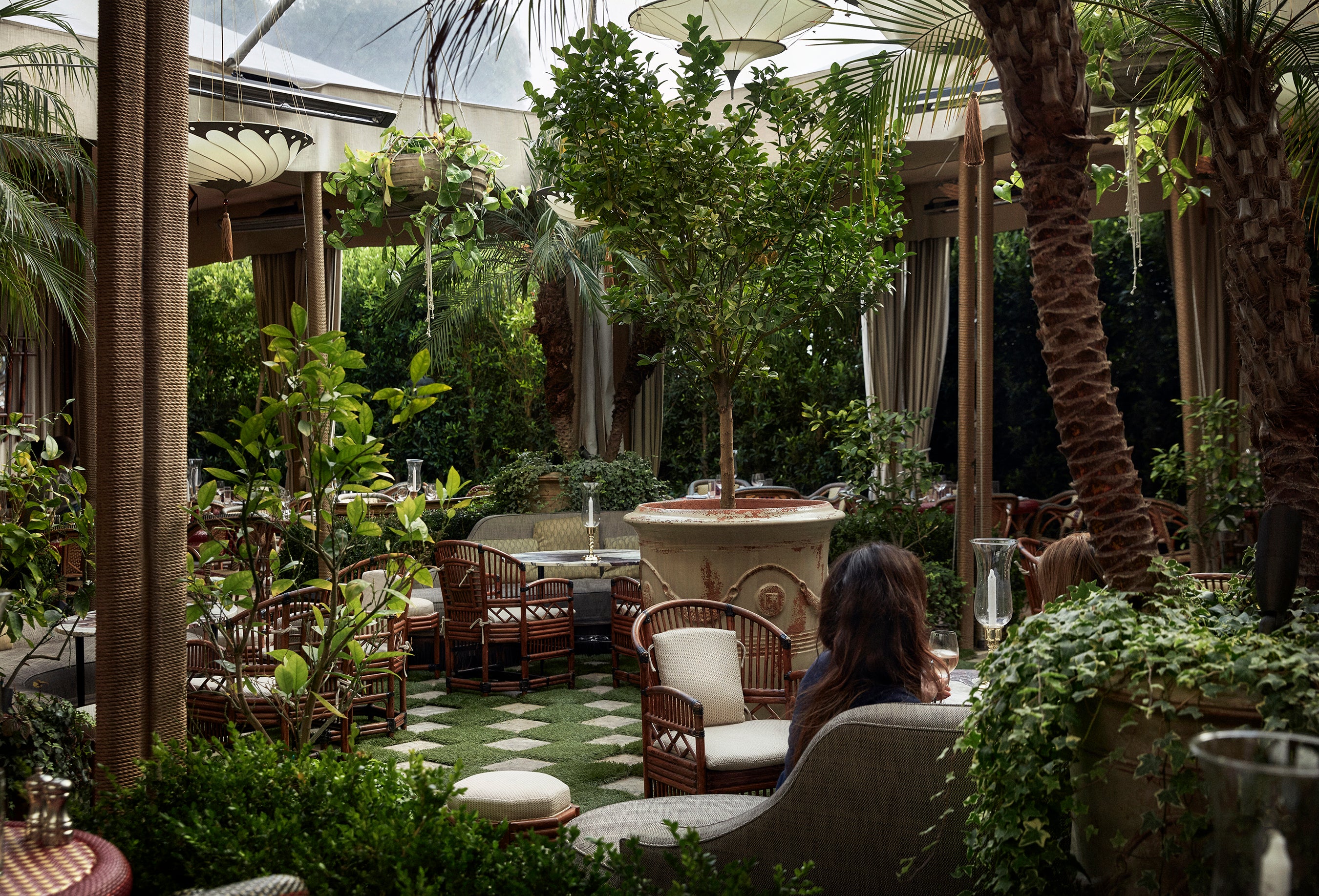 Find an oasis of flora at the A-list-worthy Chateau Marmont