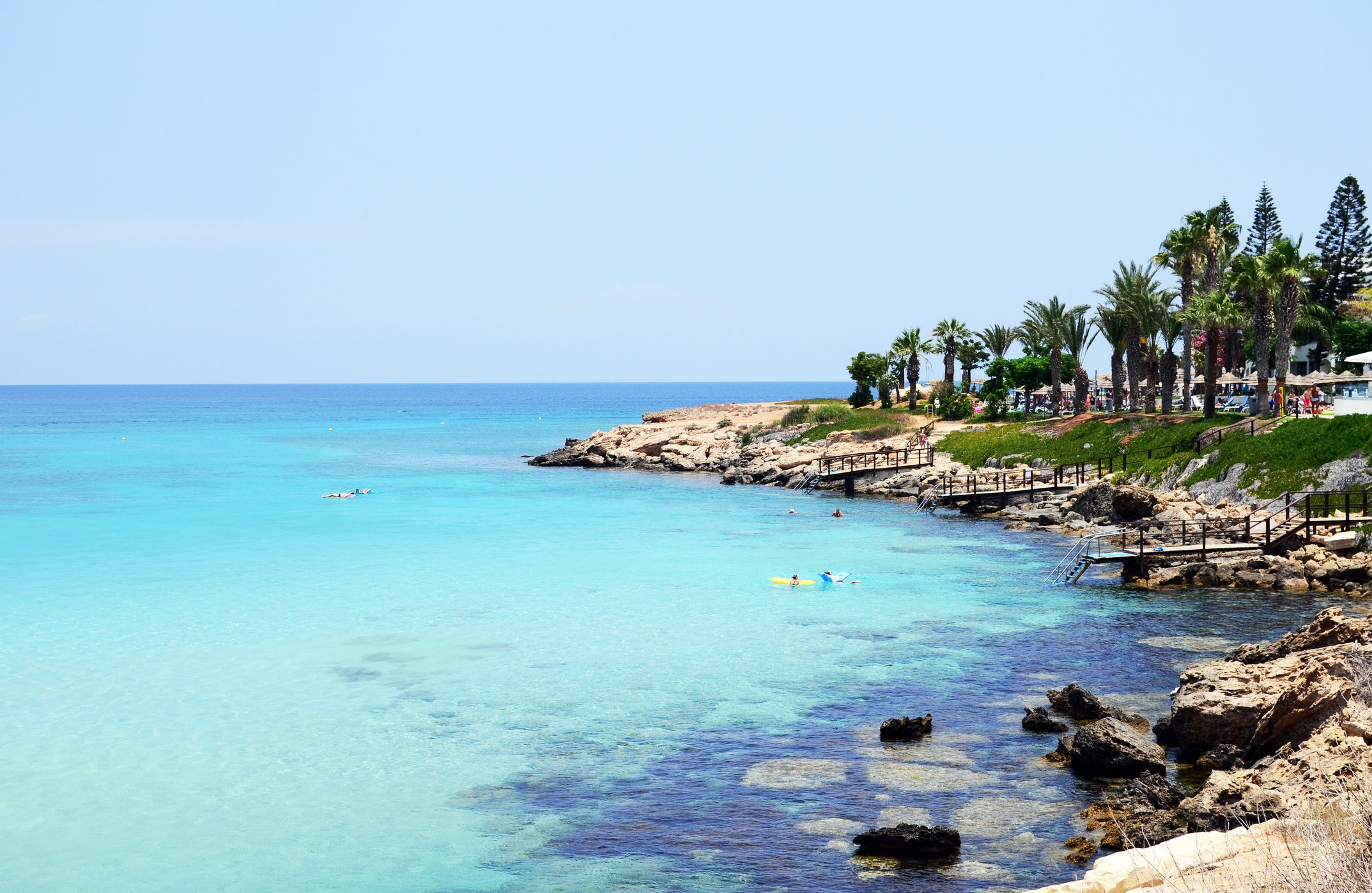 Fig Tree Bay is the most well-known coastal spot, with bars, restaurants and nightlife
