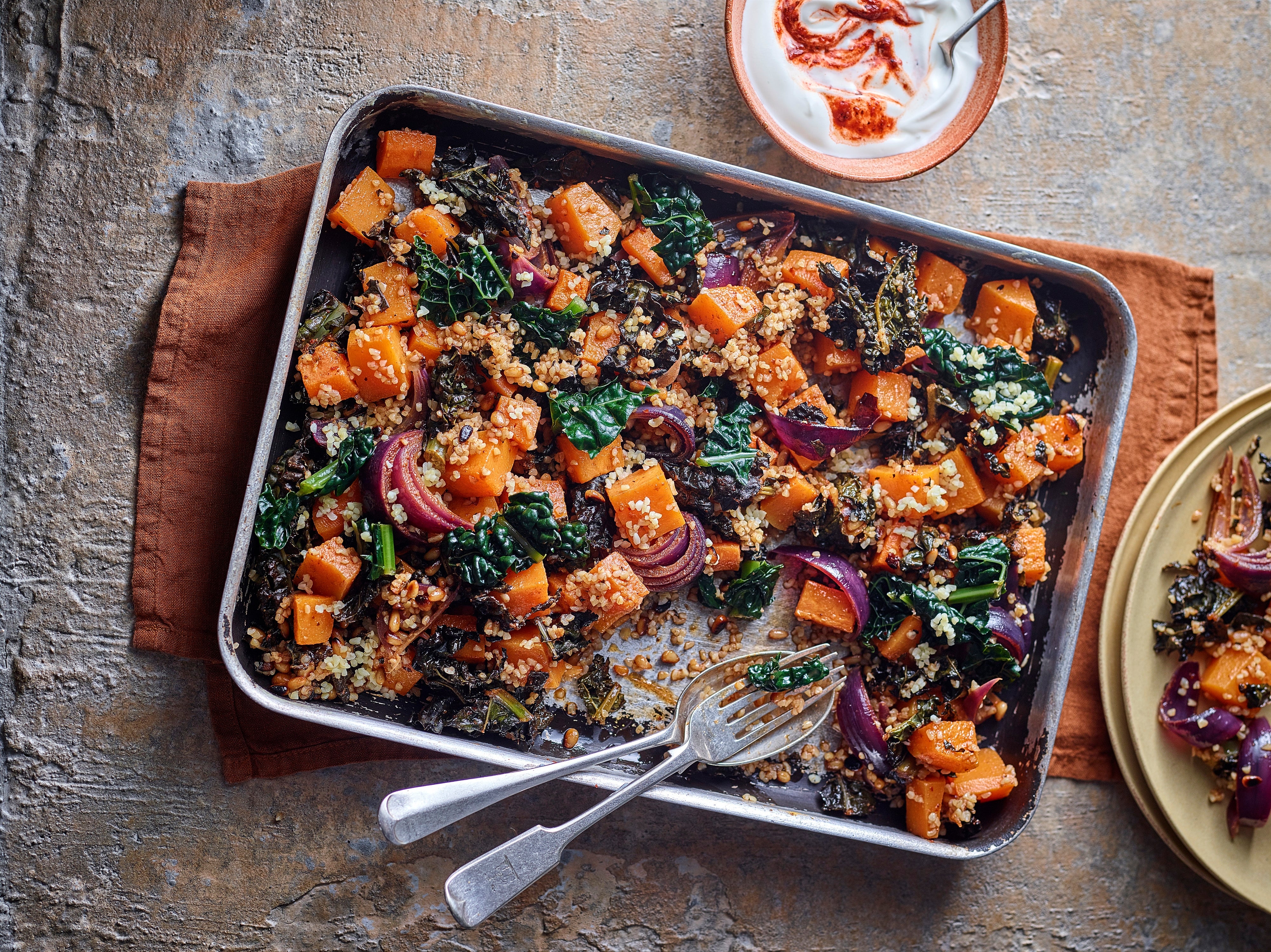 Minimal effort, maximum fridge-clearing potential – weeknight gold