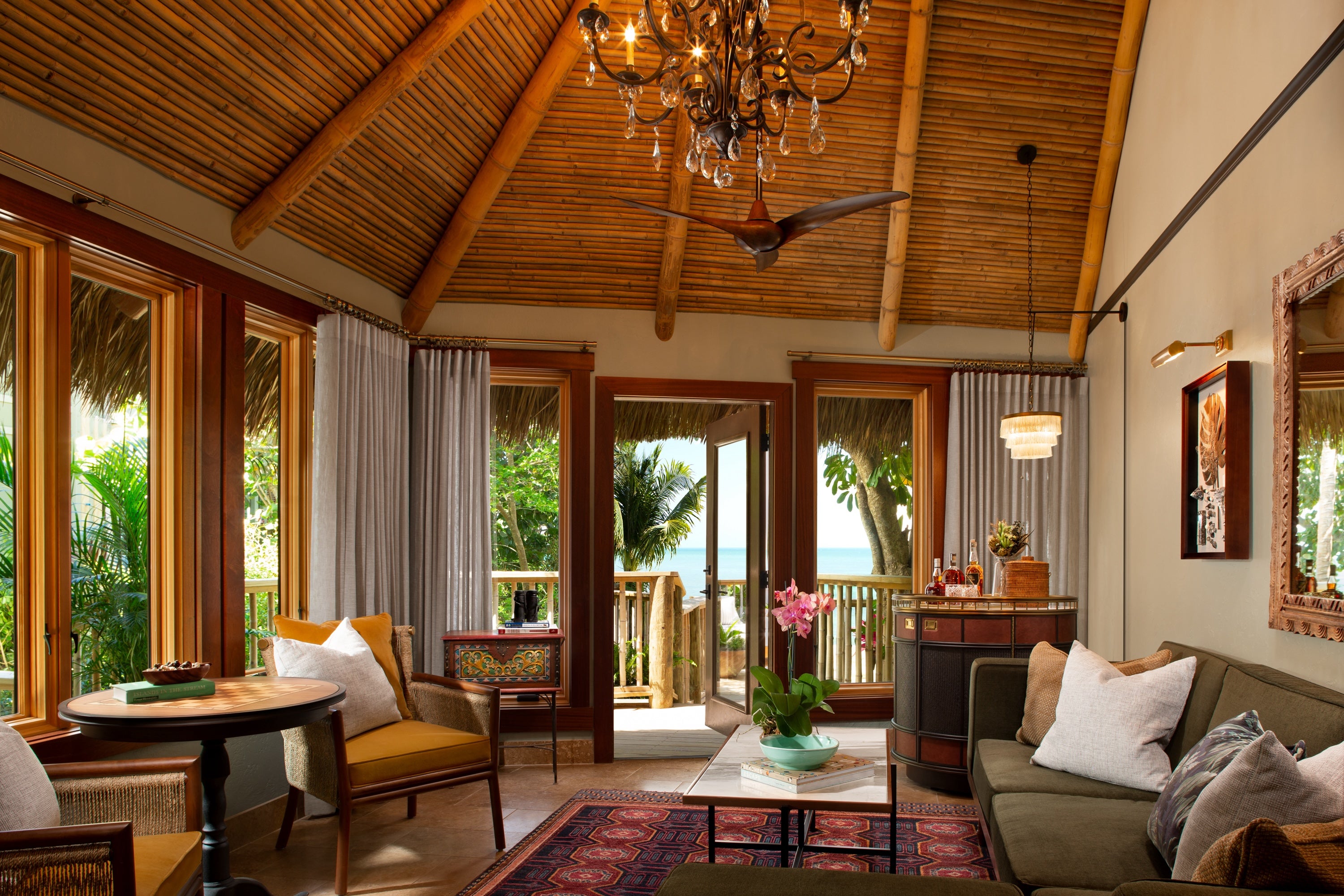 Amenities include a free minibar with premium spirits