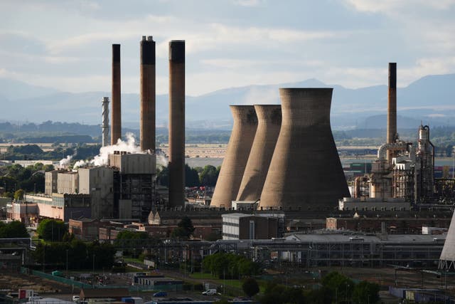 Grangemouth is no longer processing crude oil (Andrew Milligan/PA)