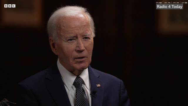 <p>The former president sat for a wide-ranging interview with the BBC in Delaware this week, his first since leaving office</p>