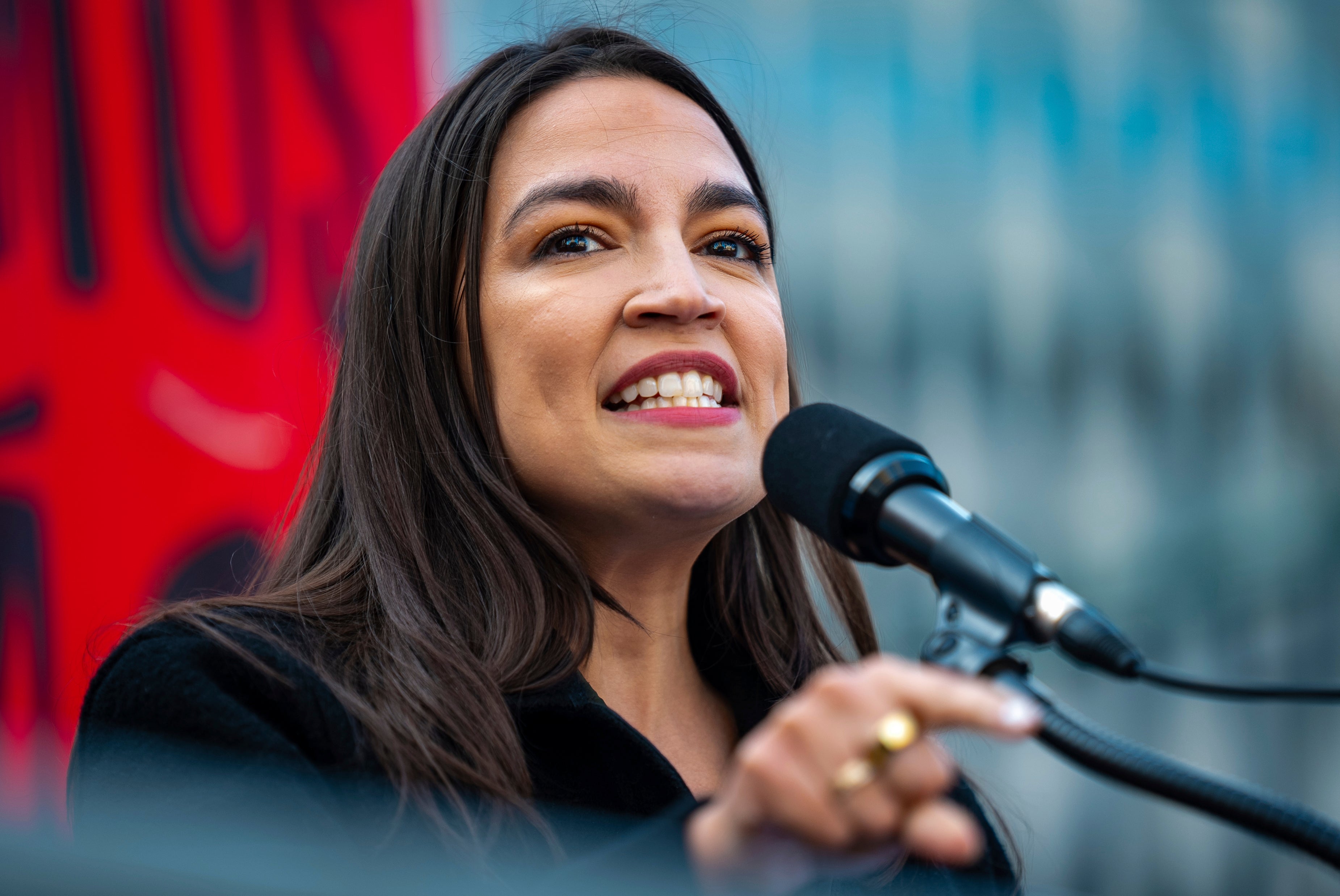 Alexandria Ocasio–Cortez consistently receives high favorability from Democratic voters