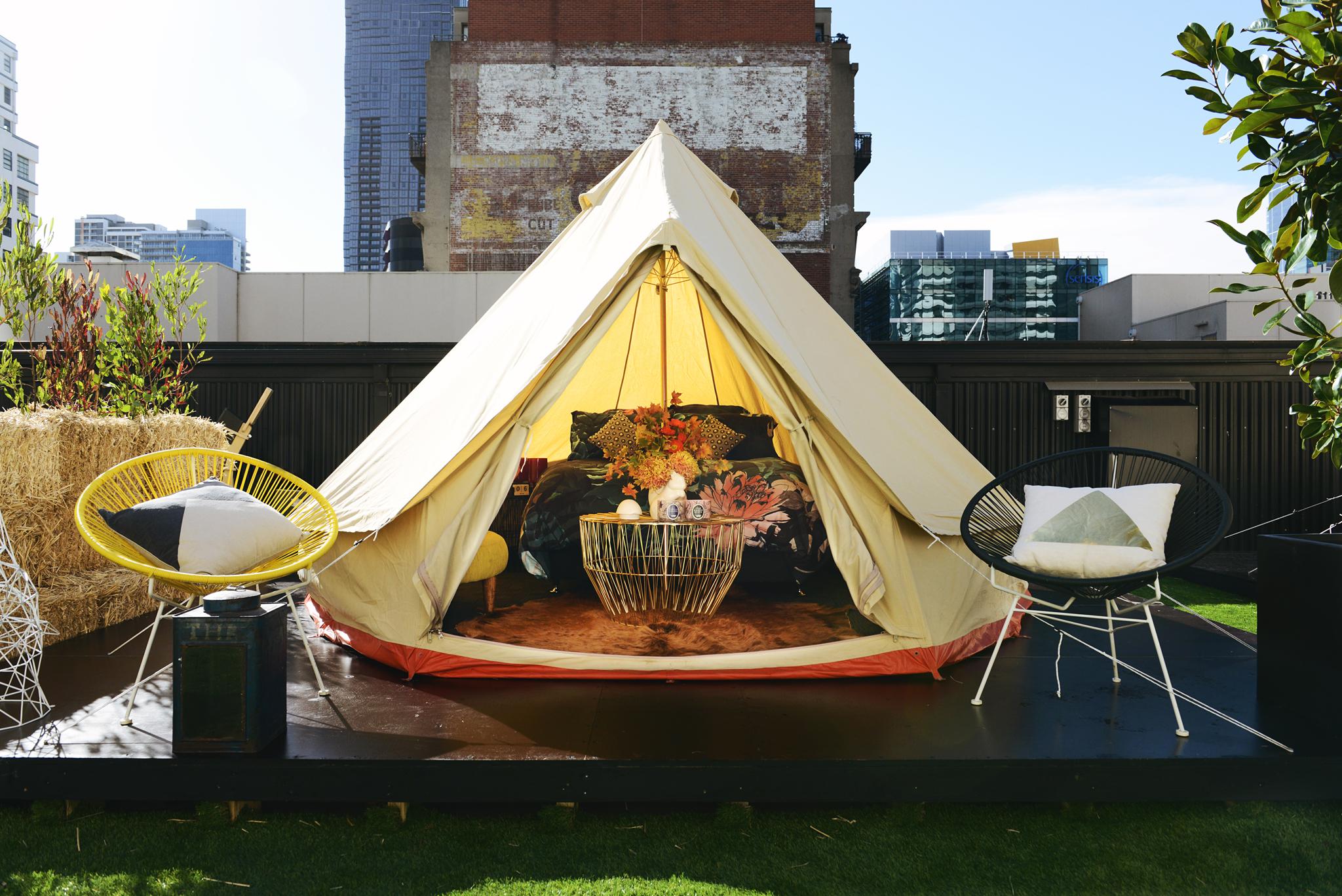 The mildly fabulous rooftop tents of St Jerome’s –The Hotel