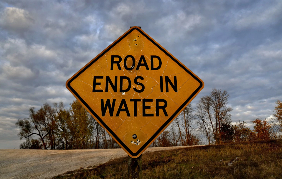 The river is so strong that even the concrete blocks last only 50 years (Michael S Williamson)